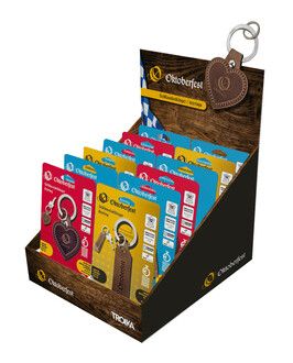 Thekendisplay „CDU OKTOBERFEST KEYRINGS“